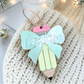 Personalized Coquette Pencil Ornament Keepsake -  Custom Teacher Gift