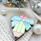 Personalized Coquette Pencil Ornament Keepsake -  Custom Teacher Gift