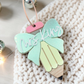 Personalized Coquette Pencil Ornament Keepsake -  Custom Teacher Gift