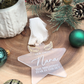 Personalized Memorial Ornament - “Brightest Star in the Sky” Custom Angel Wings Keepsake