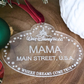 Custom Acrylic Cast Member Ornament - Theme Park Inspired Christmas Decor