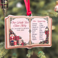 Personalized Class Christmas Ornament - Custom Teacher School Year Storybook Keepsake Gift