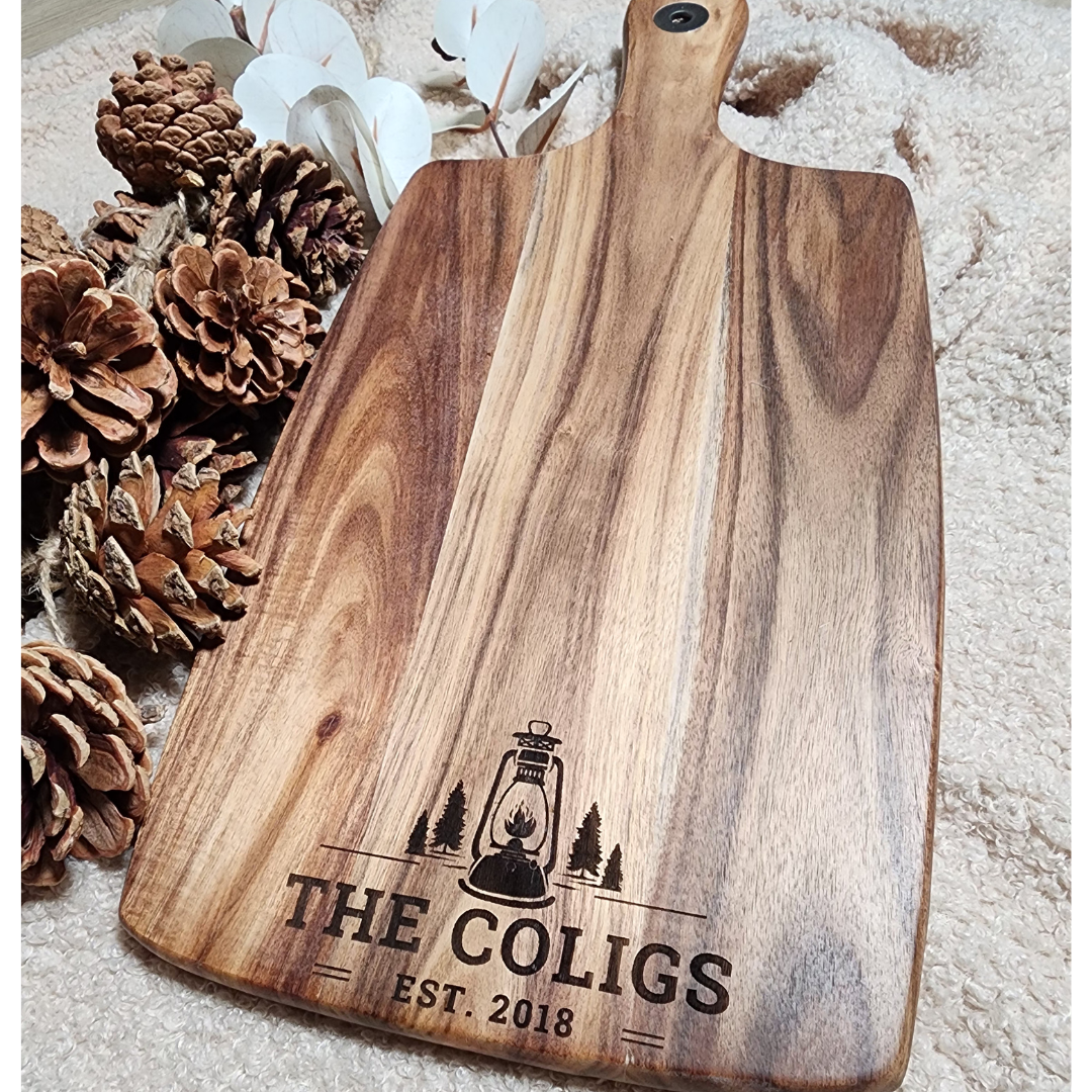 Custom Engraved Acaica Board