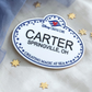 Personalized Cast Member Name Tag - Custom Magical Keepsake Acrylic Badge