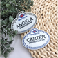 Personalized Cast Member Name Tag - Custom Magical Keepsake Acrylic Badge