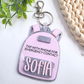 Personalized NFC Emergency Contact Backpack Tag - Custom Safety Keychain for Kids - Tap with Phone - Medical ID + Emergency Info