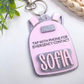 Personalized NFC Emergency Contact Backpack Tag - Custom Safety Keychain for Kids - Tap with Phone - Medical ID + Emergency Info