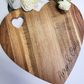 Custom Engraved Heart Cutting Board