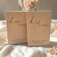 Personalized Wedding Vow Books Set of 2 - His and Hers Custom Kraft Vow Notebooks