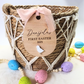 Custom Engraved Wood Easter Basket Tag