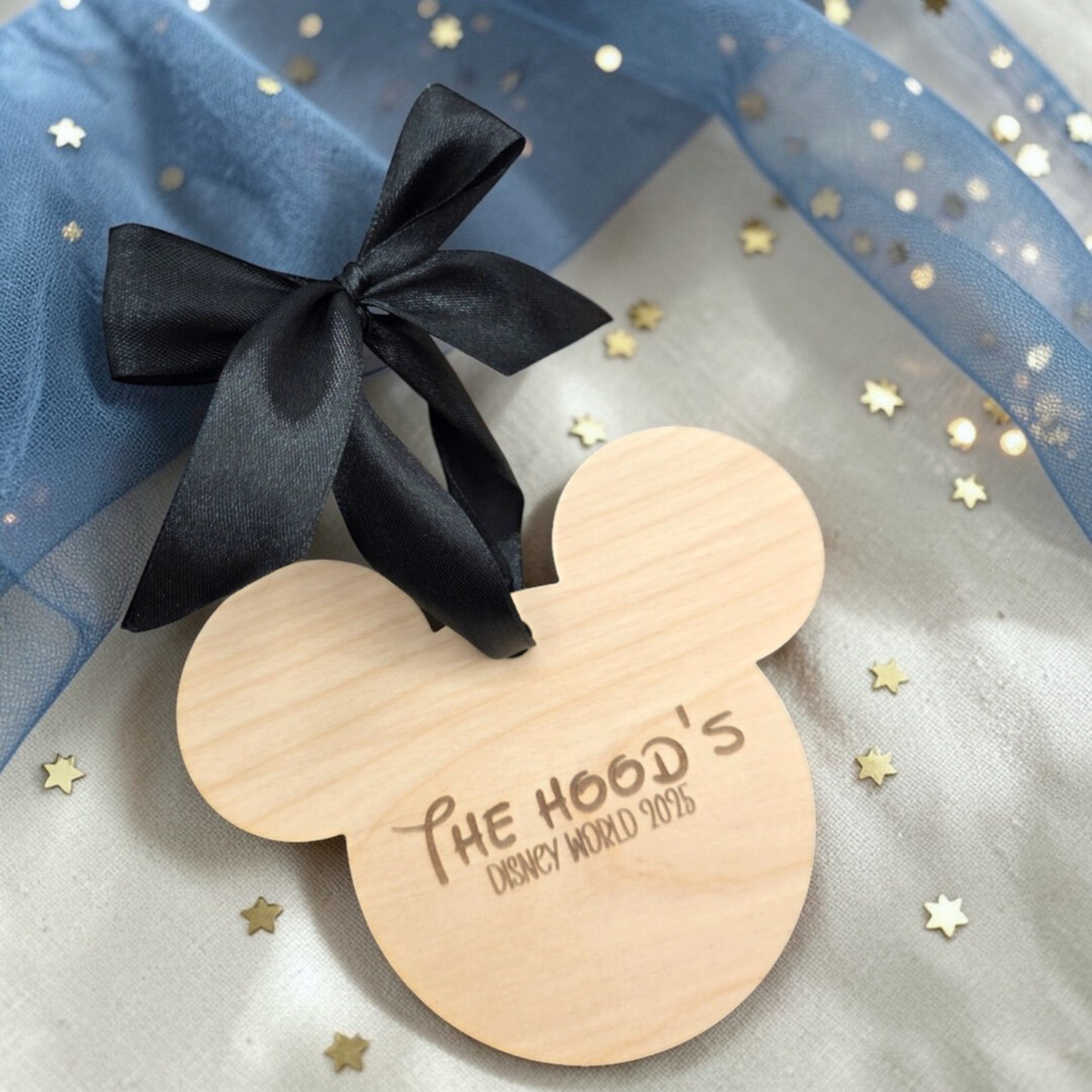 Personalized Wood Autograph Sign - Magical Signature Keepsake Ornament