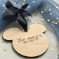 Personalized Wood Autograph Sign - Magical Signature Keepsake Ornament