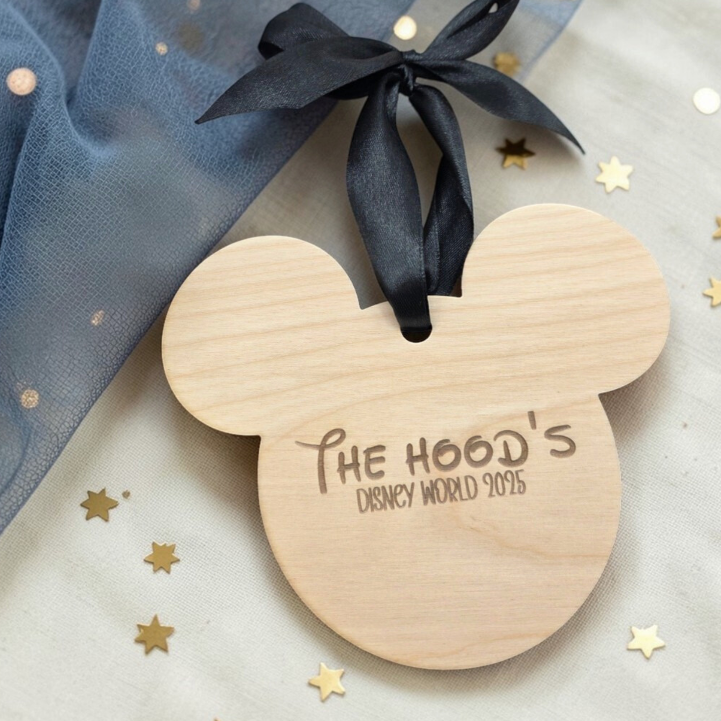 Personalized Wood Autograph Sign - Magical Signature Keepsake Ornament
