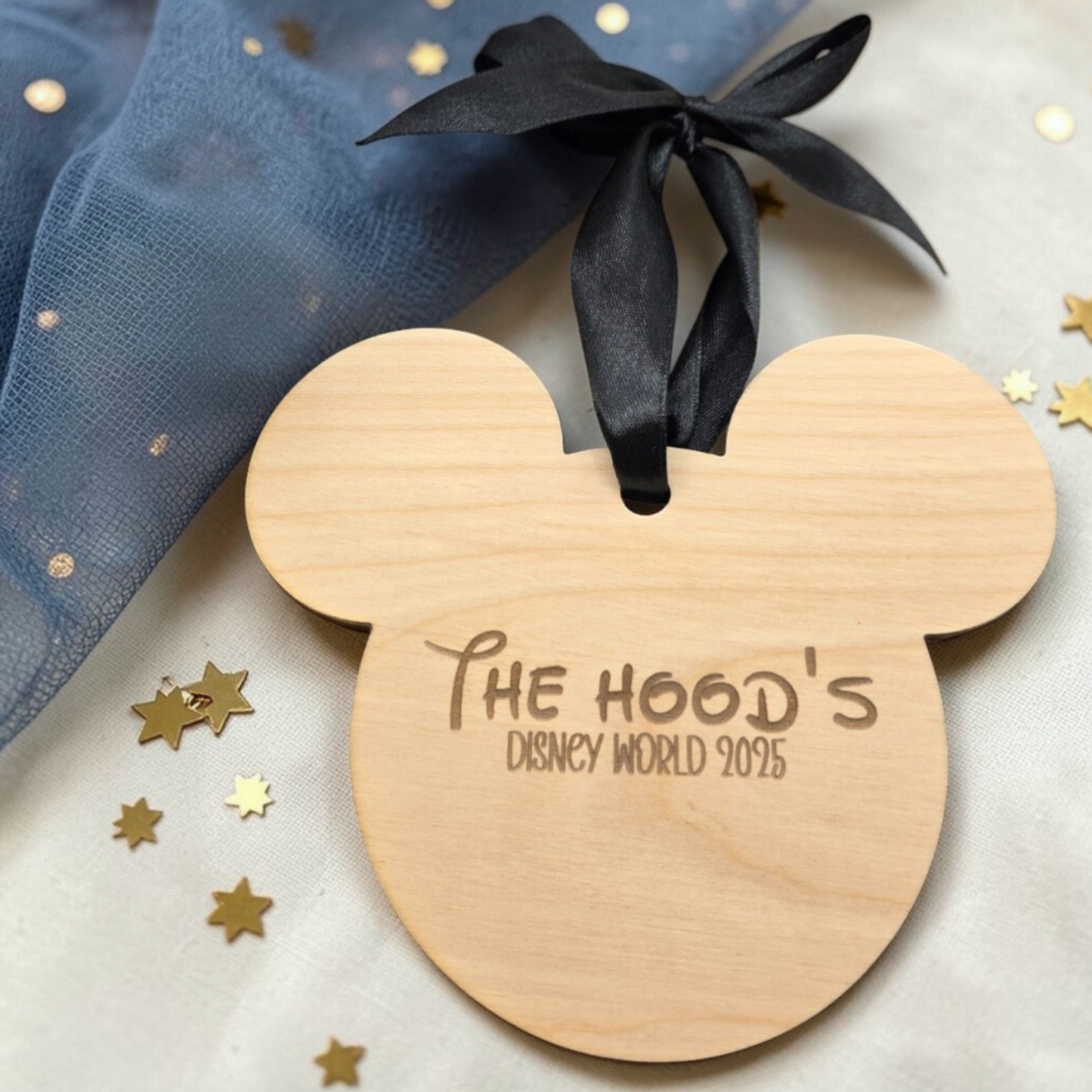 Personalized Wood Autograph Sign - Magical Signature Keepsake Ornament
