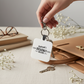 Custom Logo NFC Social Media Tag Keychain: Personalized Acrylic Business Card
