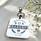 Custom Logo NFC Social Media Tag Keychain: Personalized Acrylic Business Card