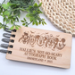 Custom Halloween Autograph Book – Wooden Keepsake for Not-So-Spooky Party - Theme Park Keepsake