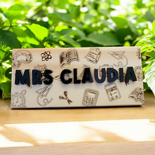 Custom Teacher's Chalkboard Eraser