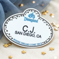 Personalized Cast Member Name Tag - Custom Magical Keepsake Acrylic Badge