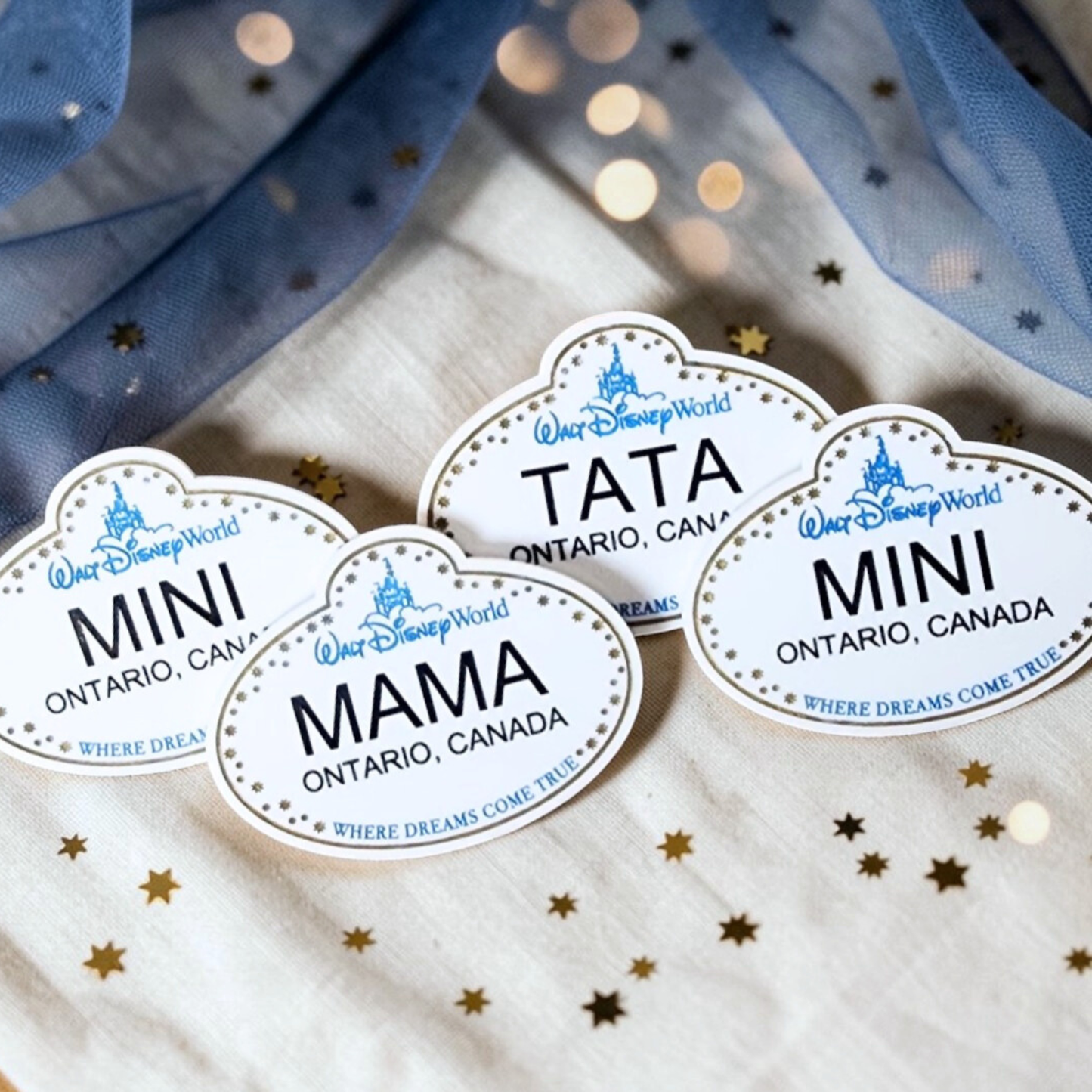 Personalized Cast Member Name Tag - Custom Magical Keepsake Acrylic Badge