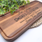 Custom S’mores Station Tray - Personalized Acacia Wood Board for Camping, Fire Pit, Outdoor Entertaining, Host or RV Gift