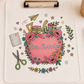 Personalized Teacher Custom Acrylic Clipboard with Name - Teacher Appreciation End of Year Teacher Gift