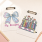 Personalized Teacher Custom Acrylic Clipboard with Name - Teacher Appreciation End of Year Teacher Gift