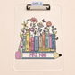 Personalized Teacher Custom Acrylic Clipboard with Name - Teacher Appreciation End of Year Teacher Gift