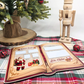 Personalized Dear Santa Reusable Dry Erase Board - Storybook Christmas Wish List Tradition Photo Prop
