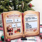 Personalized Dear Santa Reusable Dry Erase Board - Storybook Christmas Wish List Tradition Photo Prop