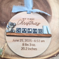 Baby’s First Christmas Ornament - Personalized Birth Stats Wood & Acrylic Keepsake