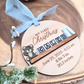 Baby’s First Christmas Ornament - Personalized Birth Stats Wood & Acrylic Keepsake