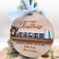 Baby’s First Christmas Ornament - Personalized Birth Stats Wood & Acrylic Keepsake