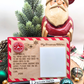 Personalized Dear Santa Christmas Wish Board  - Reusable Dry Erase North Pole Mail Postcard