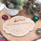 Personalized Christmas Crate Sign – Santa & Sleigh Special Christmas Eve Delivery