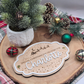Personalized Christmas Crate Sign – Santa & Sleigh Special Christmas Eve Delivery