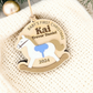Personalized Baby's First Christmas -  Custom Rocking Horse Ornament