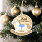 Personalized Baby's First Christmas -  Custom Rocking Horse Ornament