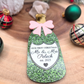 Personalized “Our First Christmas as Mr & Mrs” Champagne Bottle Ornament - Newlywed Gift