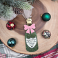 Personalized “Our First Christmas as Mr & Mrs” Champagne Bottle Ornament - Newlywed Gift