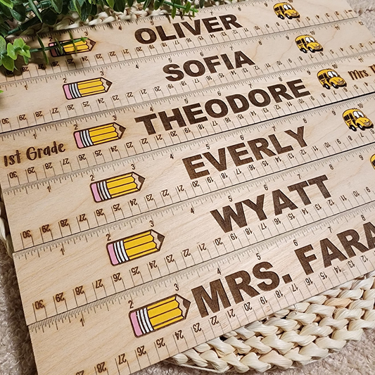 Custom Wooden Ruler