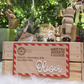 North Pole Mail Christmas Eve Delivery Plaque - Personalized Crate Sign