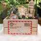 North Pole Mail Christmas Eve Delivery Plaque - Personalized Crate Sign