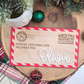 North Pole Mail Christmas Eve Delivery Plaque - Personalized Crate Sign