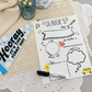 Personalized First Day of School Board - Notebook Doodle School Acrylic Sign - Back to School Photo Prop