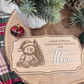 A Bear-y Special Christmas Eve Delivery Plaque - Personalized Name Sign for Christmas Crates
