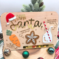Dear Santa Milk & Cookies Board - Personalized Christmas Eve Tray