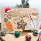 Dear Santa Milk & Cookies Board - Personalized Christmas Eve Tray