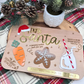 Dear Santa Milk & Cookies Board - Personalized Christmas Eve Tray