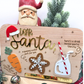 Dear Santa Milk & Cookies Board - Personalized Christmas Eve Tray